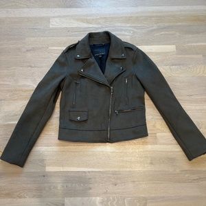 Suede motorcycle jacket (size small) NEVER WORN!